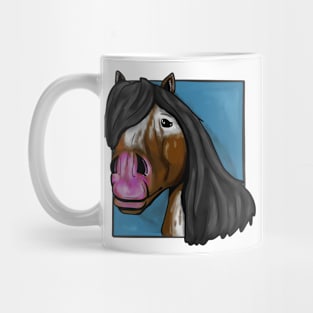 Horse head drawing Mug